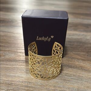 Gold Cuff Bracelet